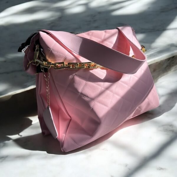 Pink Quilted Bag
